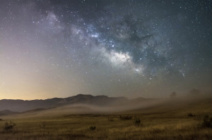 Photo of Milky Way by Andy Cho, senior