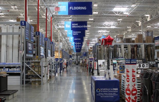 the closest lowe's department store