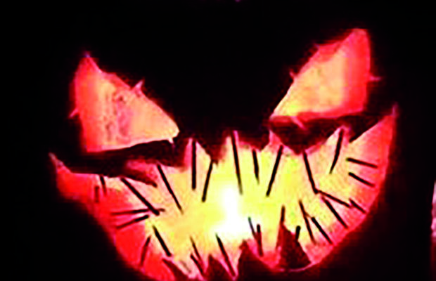 Students carve pumpkins for Halloween contest