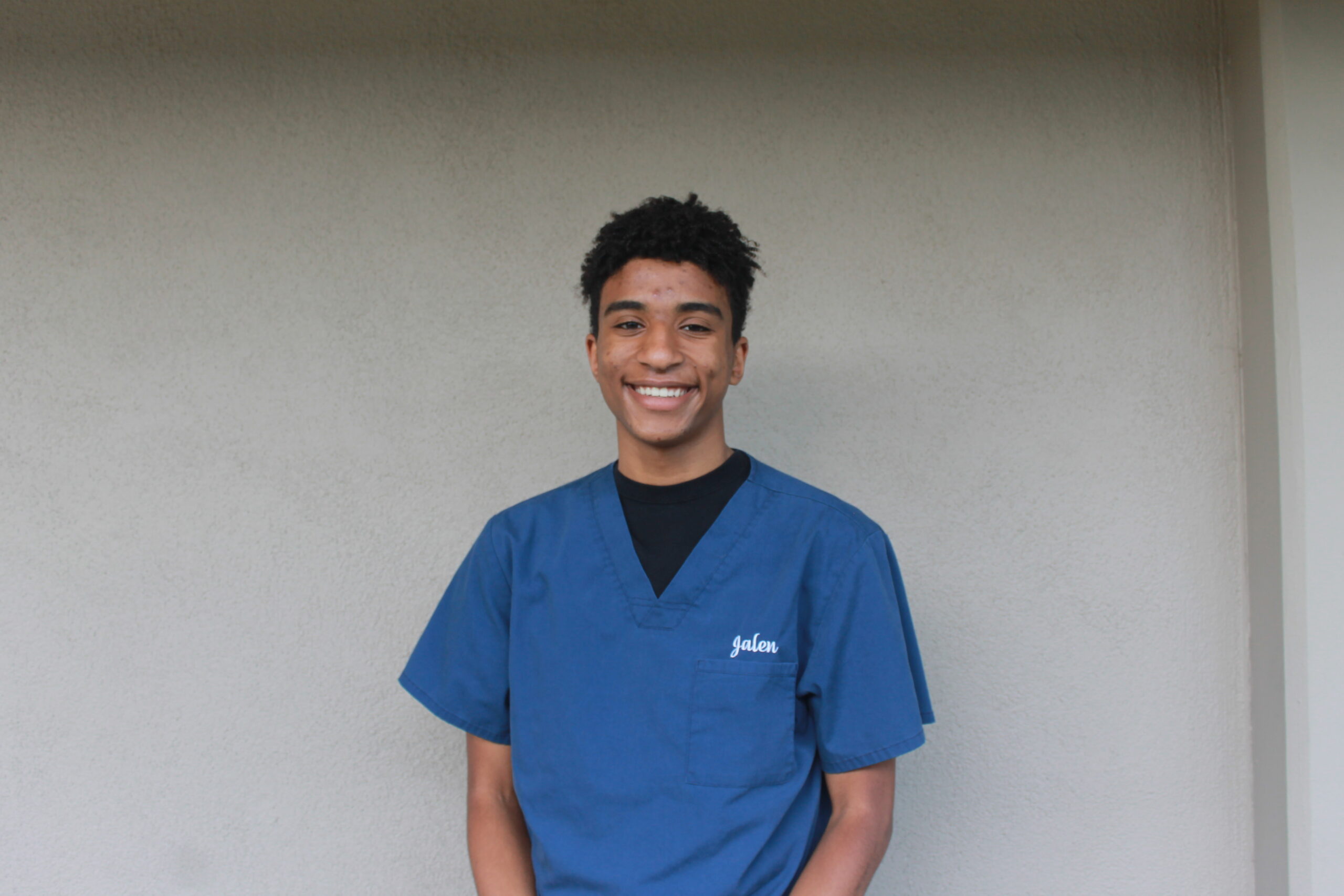 Jalen Oben volunteers for a cause