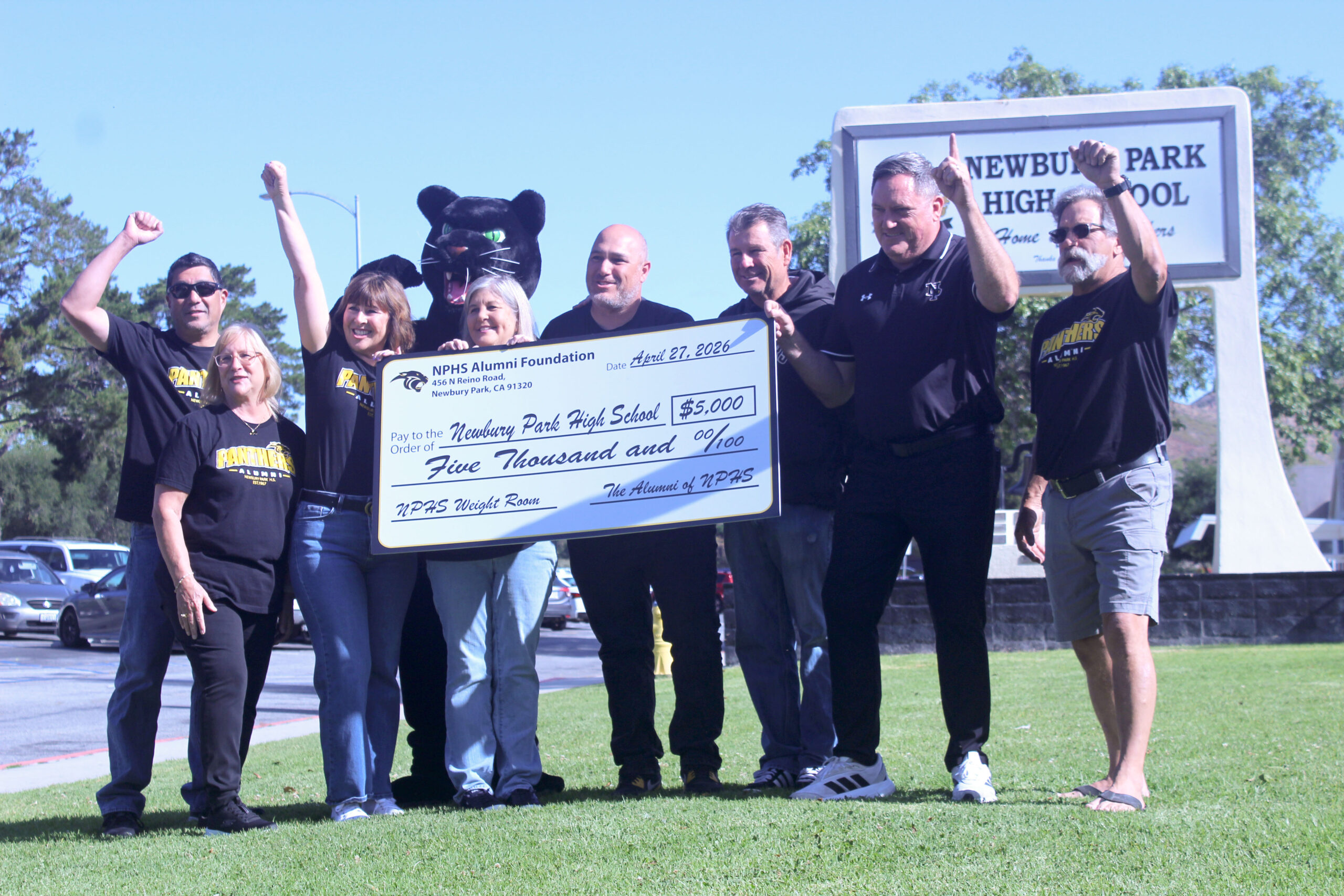 Alumni Foundation donates funds for NPHS weight room project